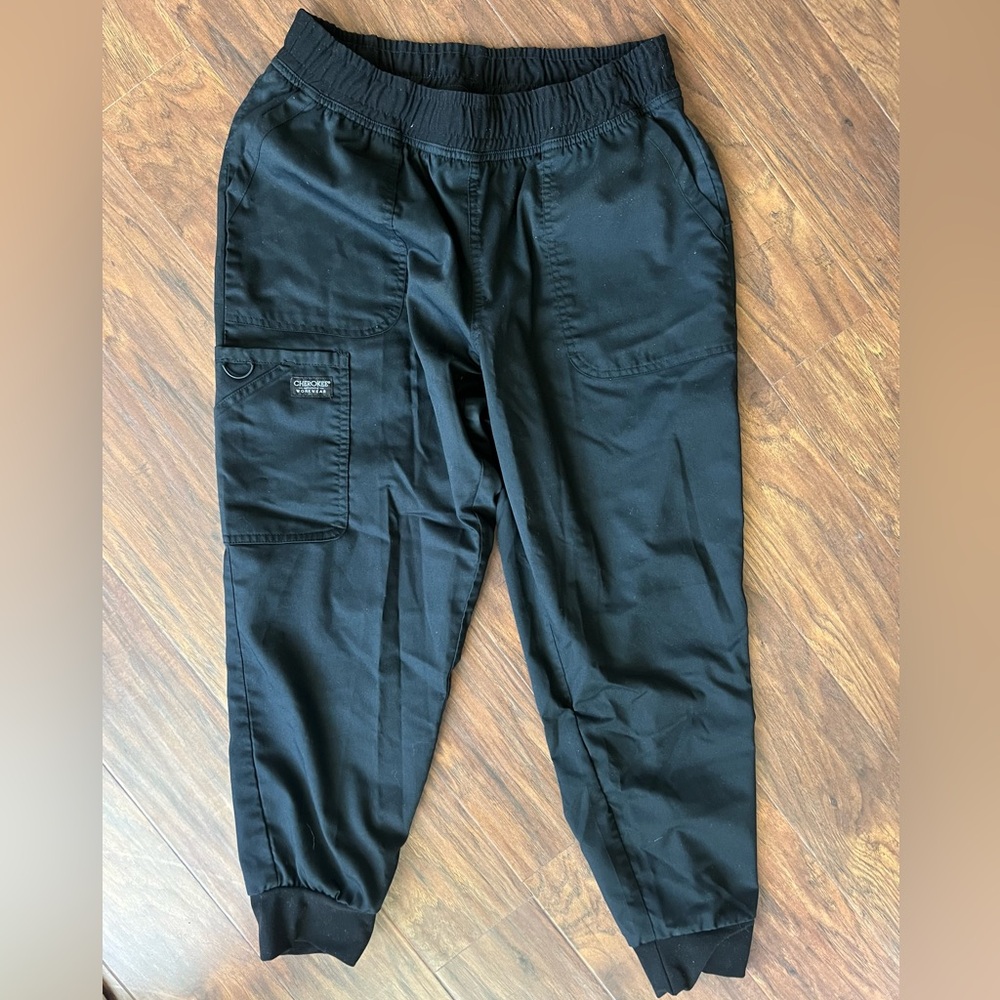 Black Cherokee Scrub Joggers
